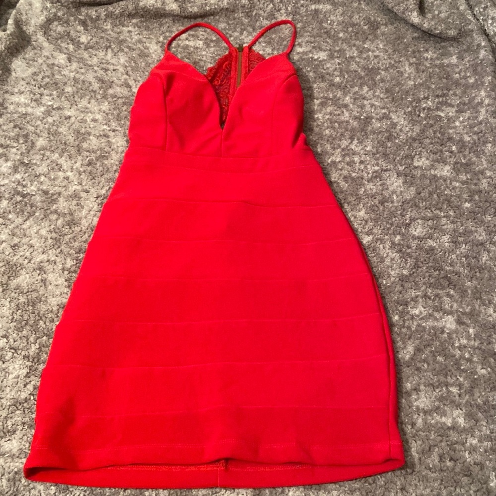 Red dress